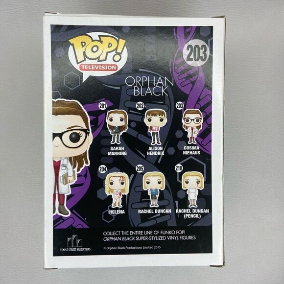 NWB Funko Pop! Vinyl: Orphan Black - Cosima Niehaus #203 - Picture 5 of 9